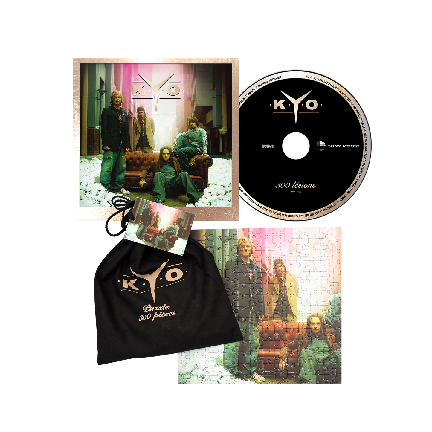 Pack CD + puzzle "300 Lésions 20 ANS"