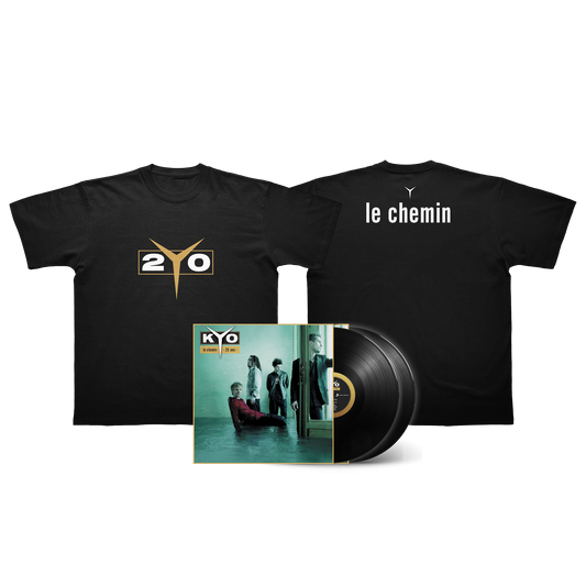 PACK TRIPLE VINYLE "LE CHEMIN - 20 ANS" + T-SHIRT